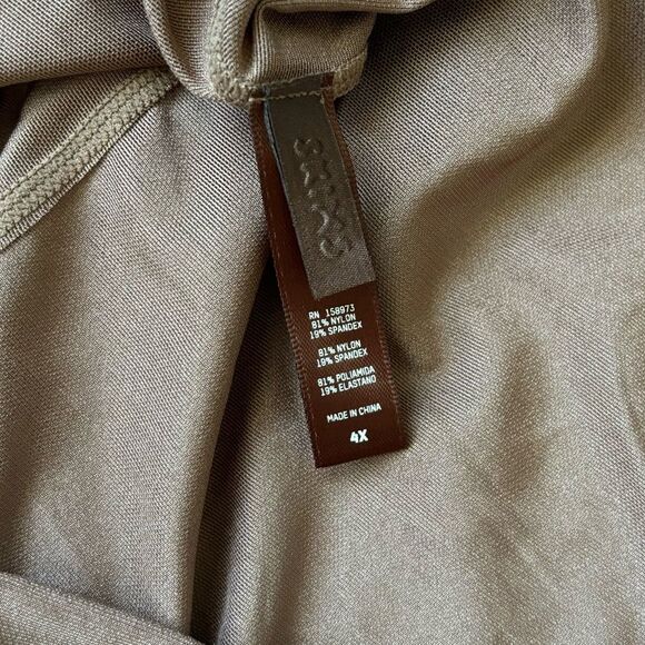 Skims Sheer Sculpt Thong Bodysuit - Jasper - 4x - Picture 5 of 7